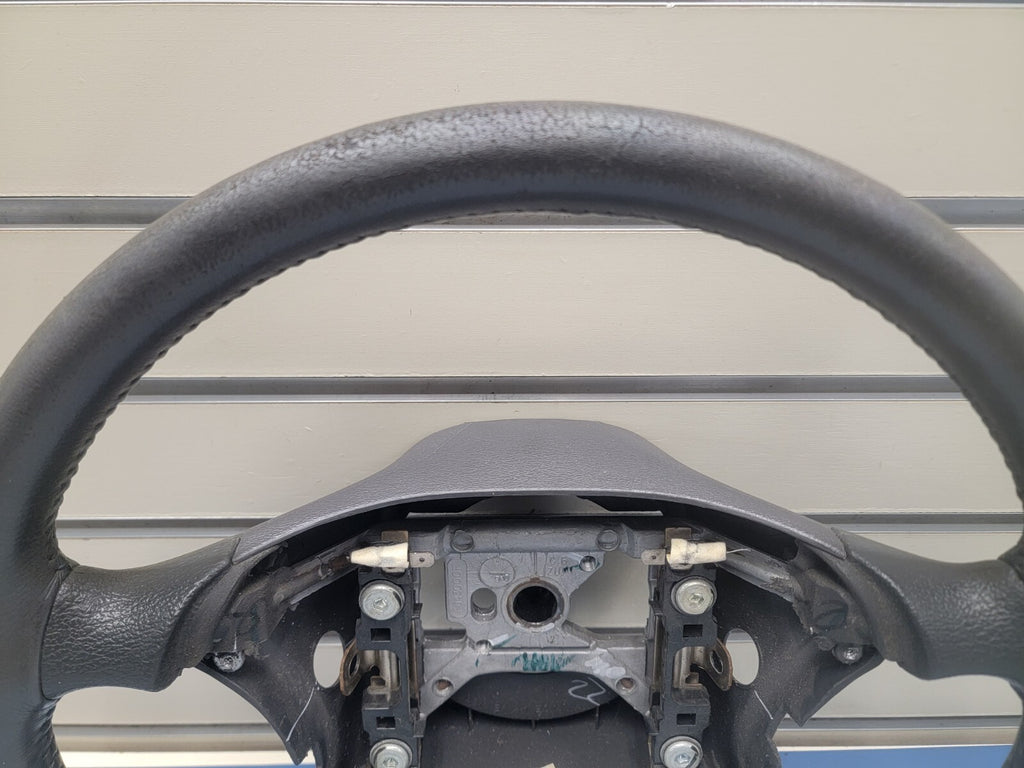 1999-2004 Ford Mustang Charcoal Leather GT Steering Wheel OEM Black