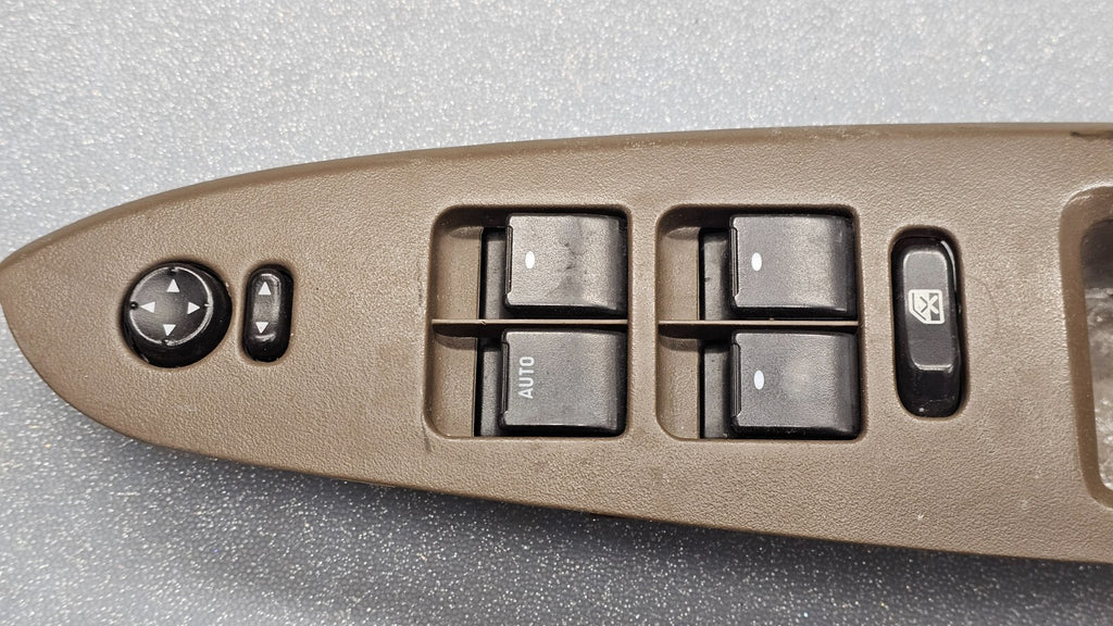 🔥06-08 CHEVY IMPALA LEFT DRIVER MASTER POWER WINDOW SWITCH BEZEL ASSEMBLY TAN