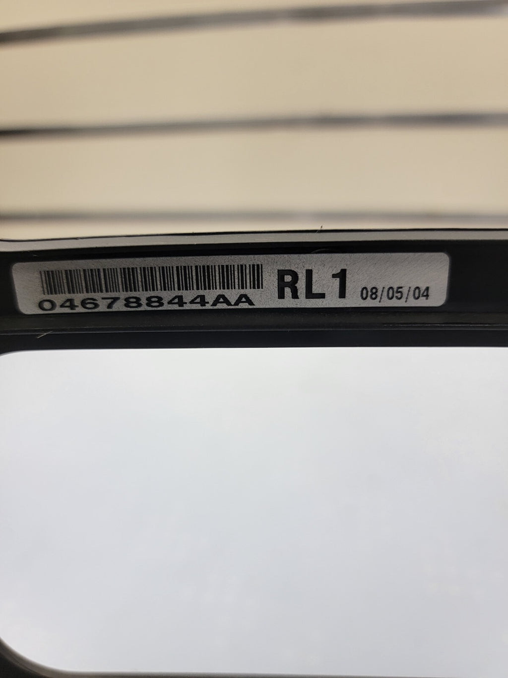 🔥01-07 Dodge Caravan Town & Country Voyager dash radio climate TRIM bezel BLACK