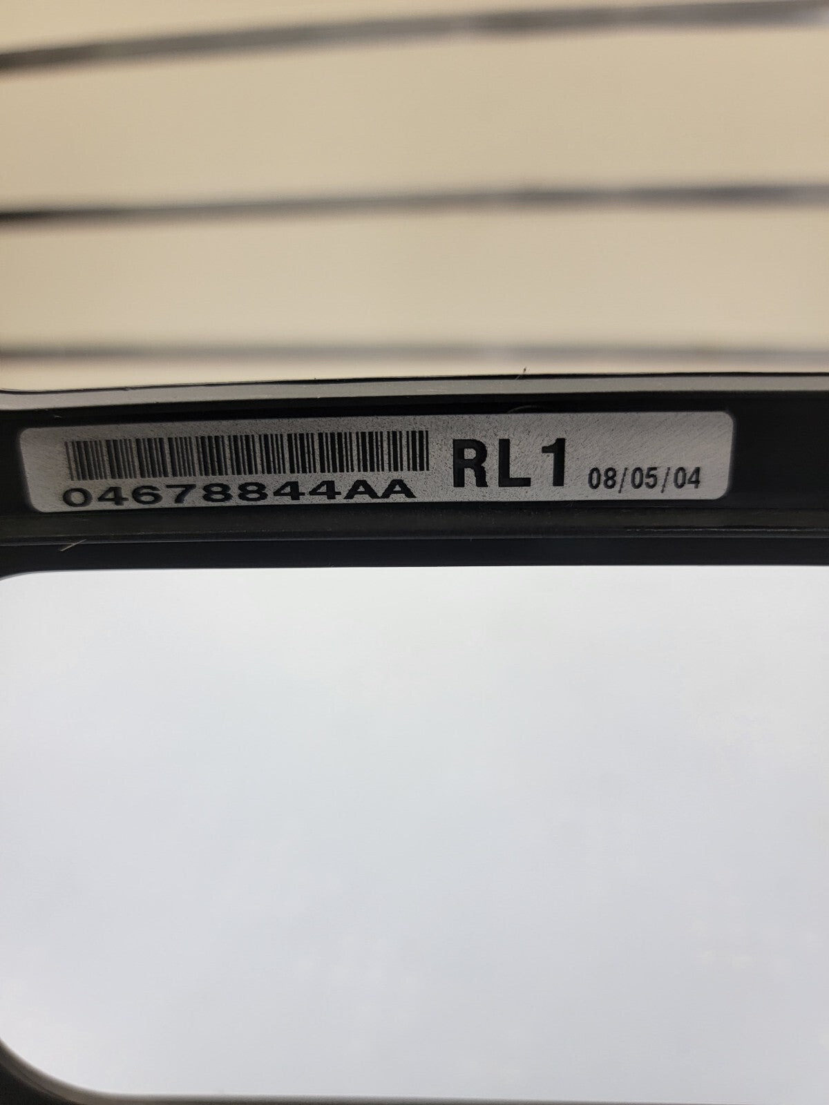 🔥01-07 Dodge Caravan Town & Country Voyager dash radio climate TRIM bezel BLACK
