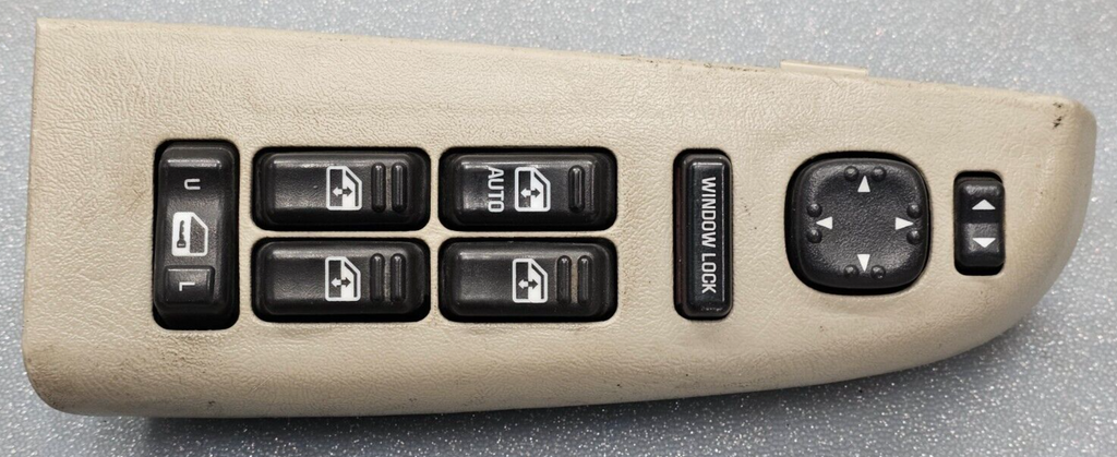 99-02 Silverado SIERRA Door Master Power Window Switch LEFT Driver TAN WS3