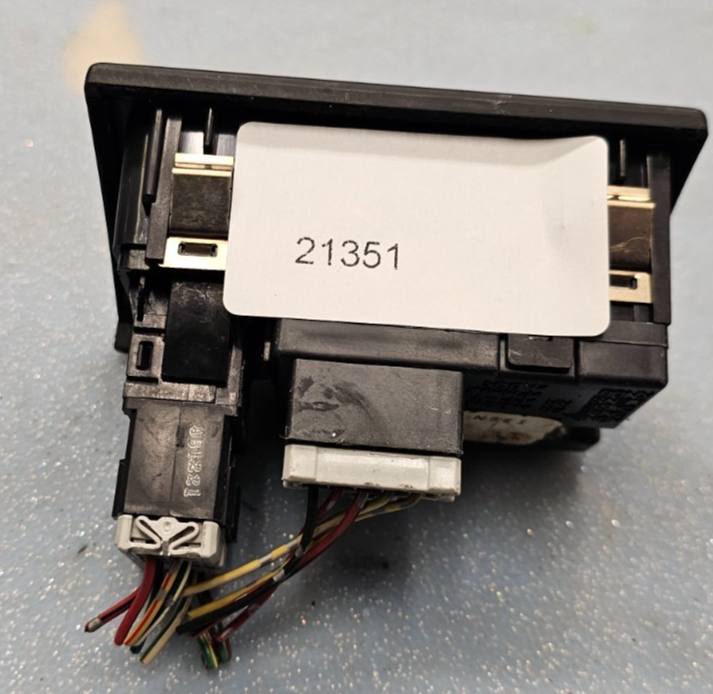 🔥98-02 Honda Accord Center Dash Clock Hazard Switch Board Digital Button Black