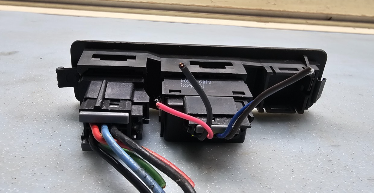 🔥94-99 CADILLAC DEVILLE SEAT RIGHT PASSENGER POWER WINDOW SWITCH BLACK OEM