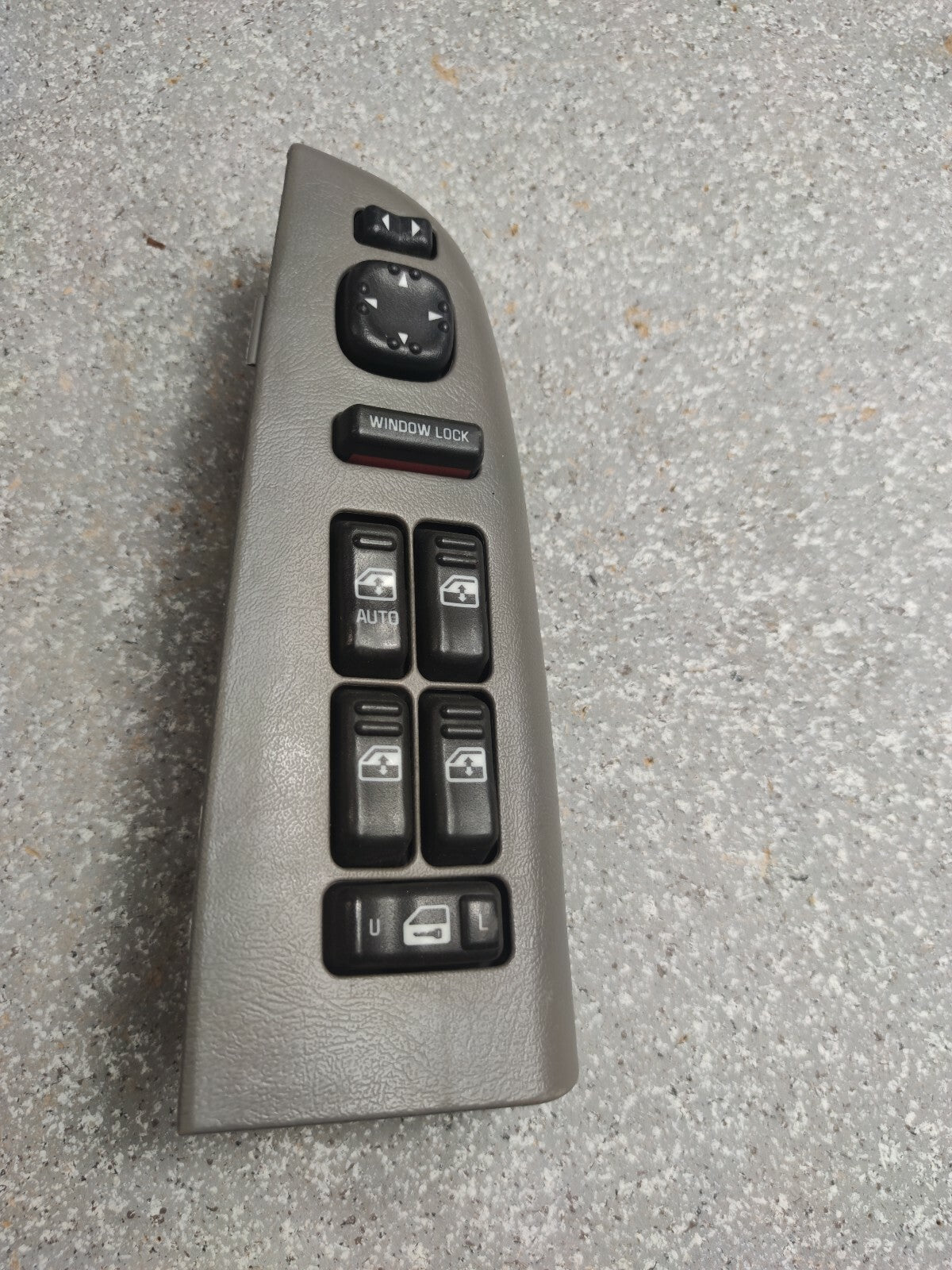 99-02 Silverado SIERRA Door Master Power Window Switch LEFT Driver LIGHTGRAY WS3