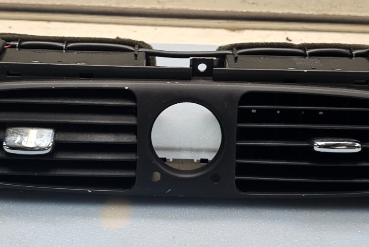 🔥04-09 Jaguar XJ8 Center Dash AC Heater Air Vent Conditioning Bezel Black OEM
