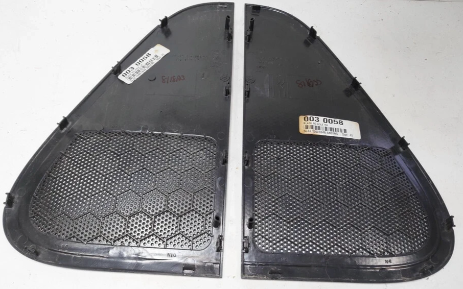 04-08 Ford F150 Right Passenger/Left Driver Door Panel Speaker Grille Cover Pair