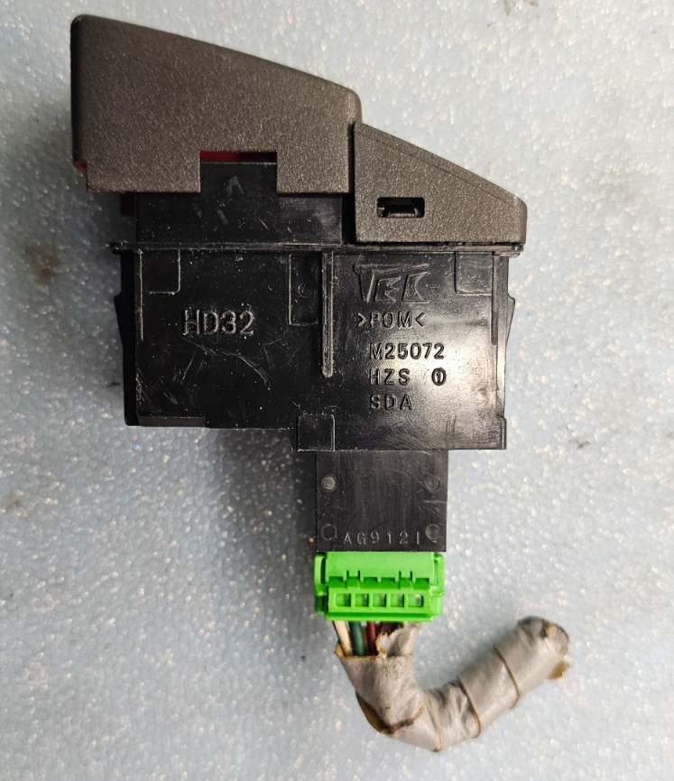 🔥03-07 Honda Accord Warning Hazard Light Switch Control Power Black SW47