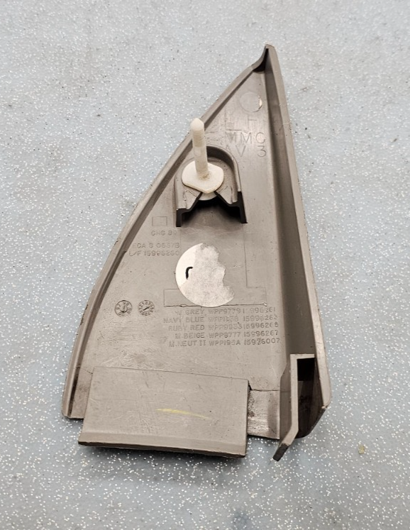 🔥95-98 Chevrolet Tahoe Suburban Door Panel Mirror Cover Trim LEFT DRIVER GRAY