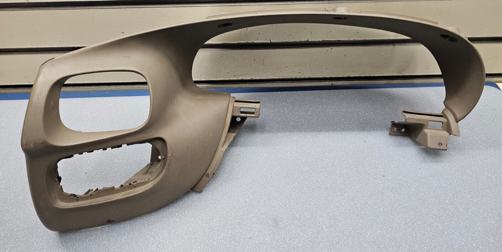 🔥97-03 Ford F150 Dash Speedometer Instrument CLUSTER Bezel Trim Panel TAN C13