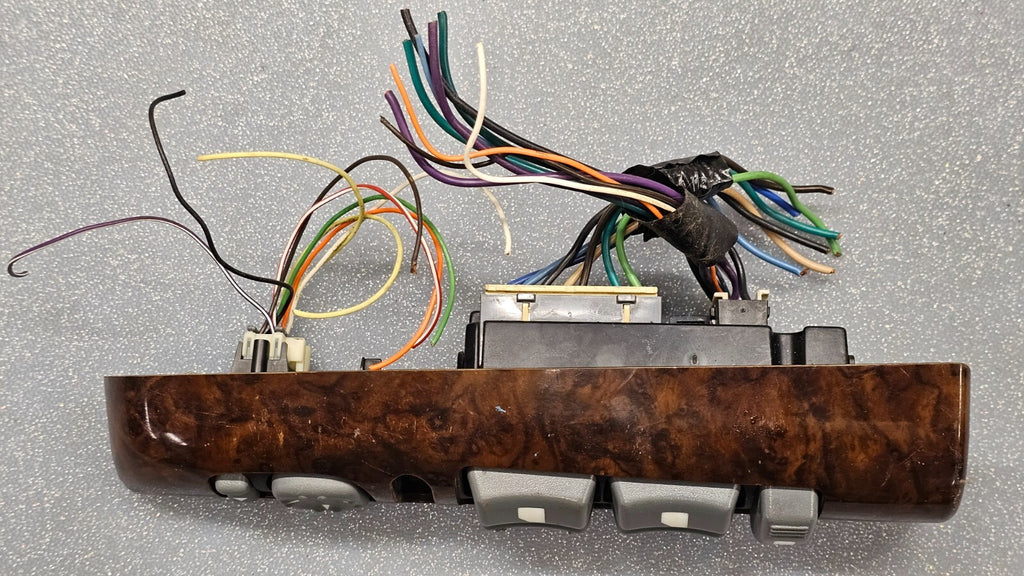 🔥98-05 Blazer S10 Jimmy Left Driver Master Window Switch Assembly Wood OEM WS46