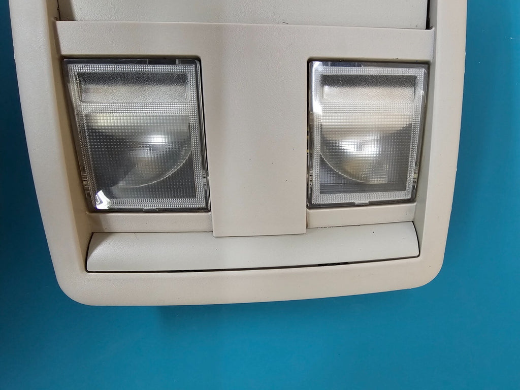 05-07 Dodge Charger 13-18 Challenger Overhead Console Dome Map Light Storage Tan