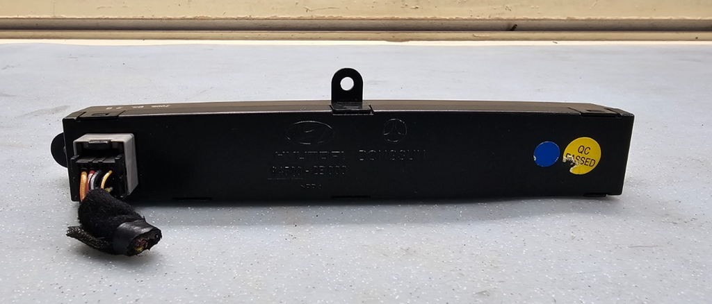 🔥09-12 Hyundai Santa Fe Dash Clock Display  Assembly Passenger Bag Black