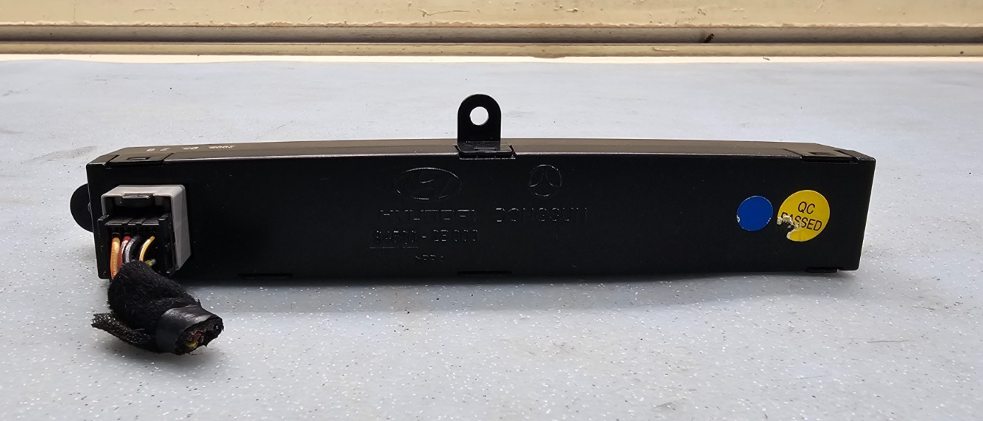 🔥09-12 Hyundai Santa Fe Dash Clock Display  Assembly Passenger Bag Black