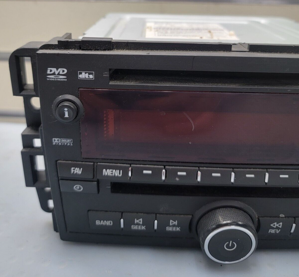 🔥09-12 Chevy Traverse Enclave Acadia Dash AM FM Radio Display DVD/CD AUX Player