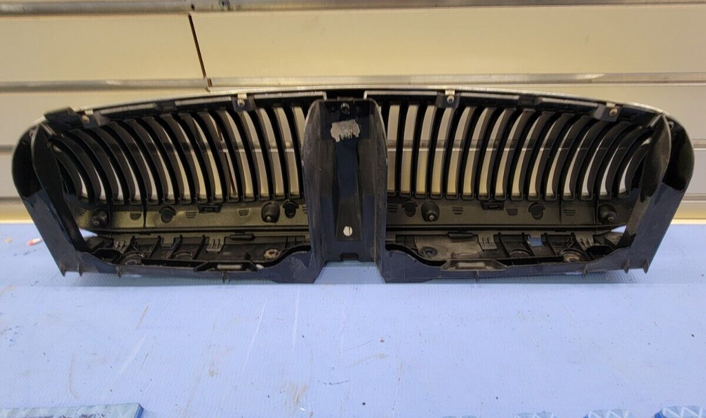 🔥02-08 Jaguar X-Type Front Upper Hood Grille Assembly Chrome Genuine Silver OEM