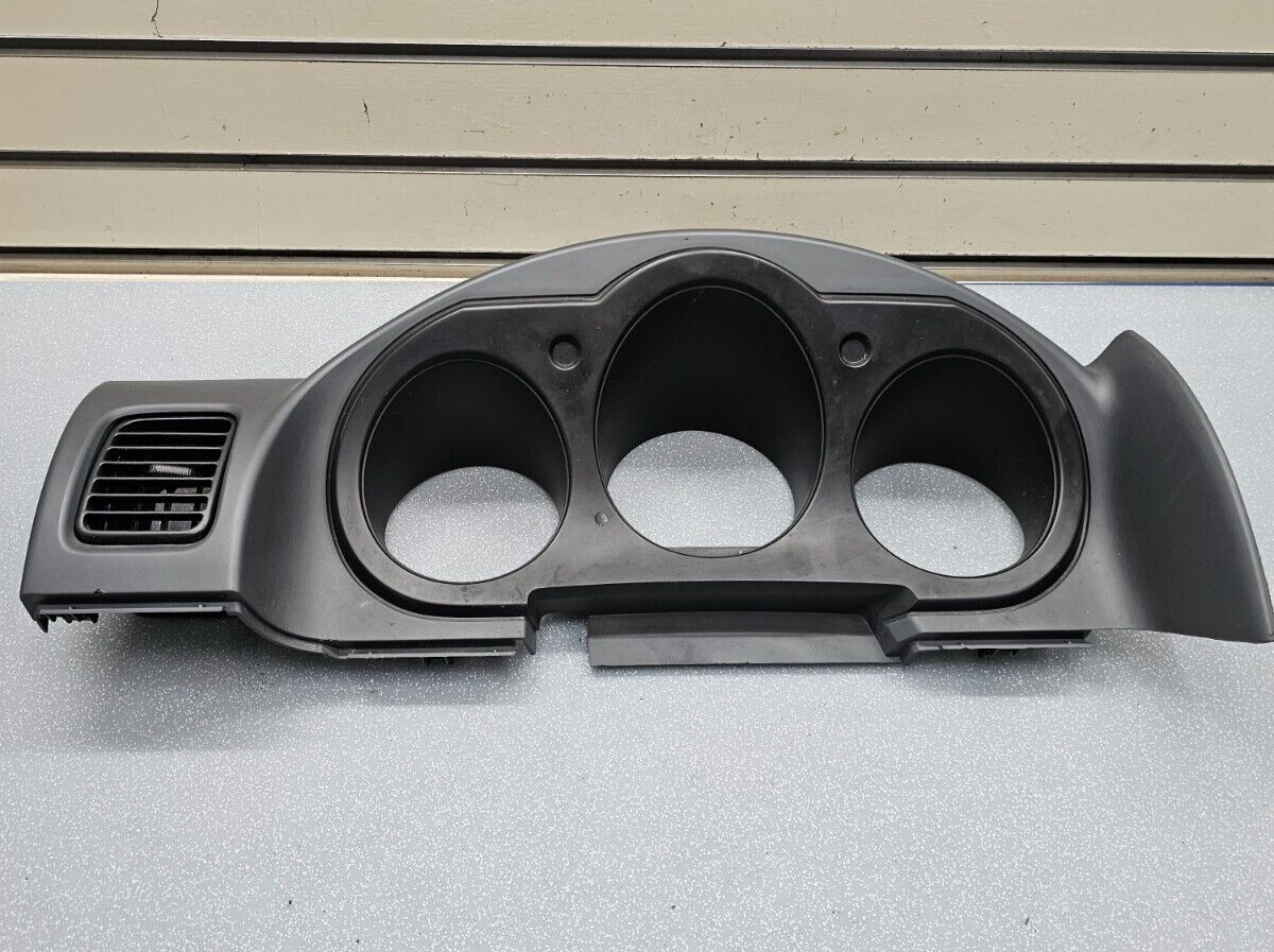 🔥02-04 Nissan Frontier Xterra Instrument Gauge Cluster Bezel Gray/Black