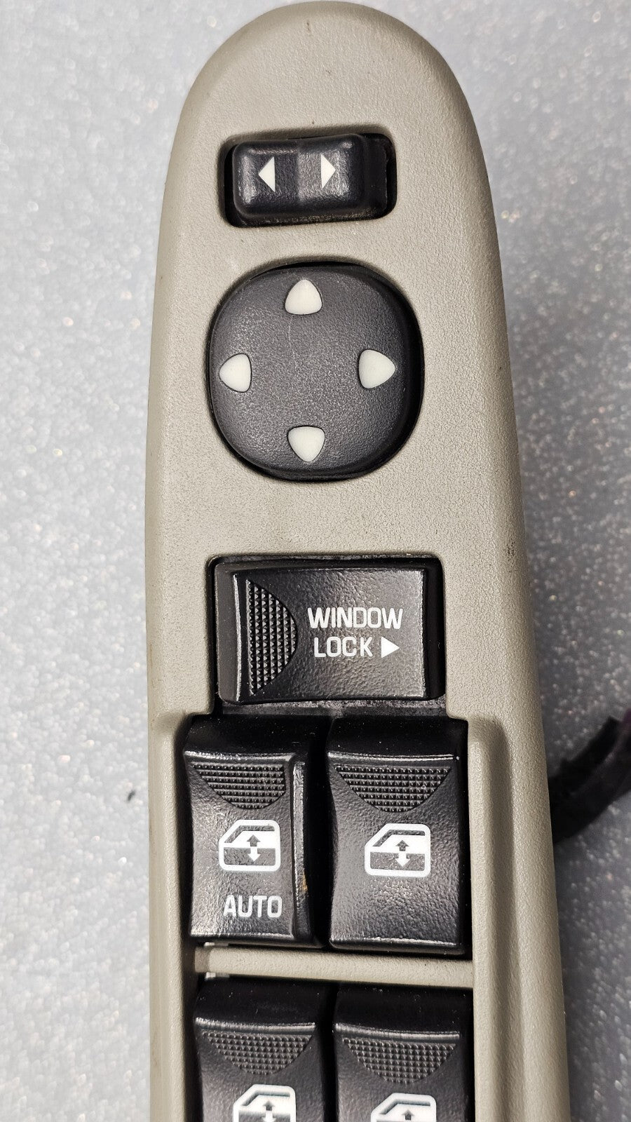 🔥02-07 Rendezvous Impala Left Driver Master Power Window Door Switch Lock Tan