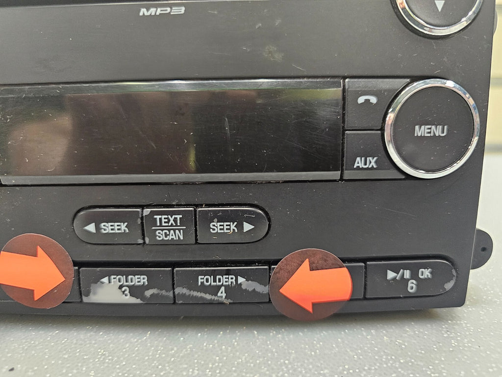 🔥07-10 Ford Edge Dash AM FM AUX MP3 Radio Stereo Receiver CD Player OEM