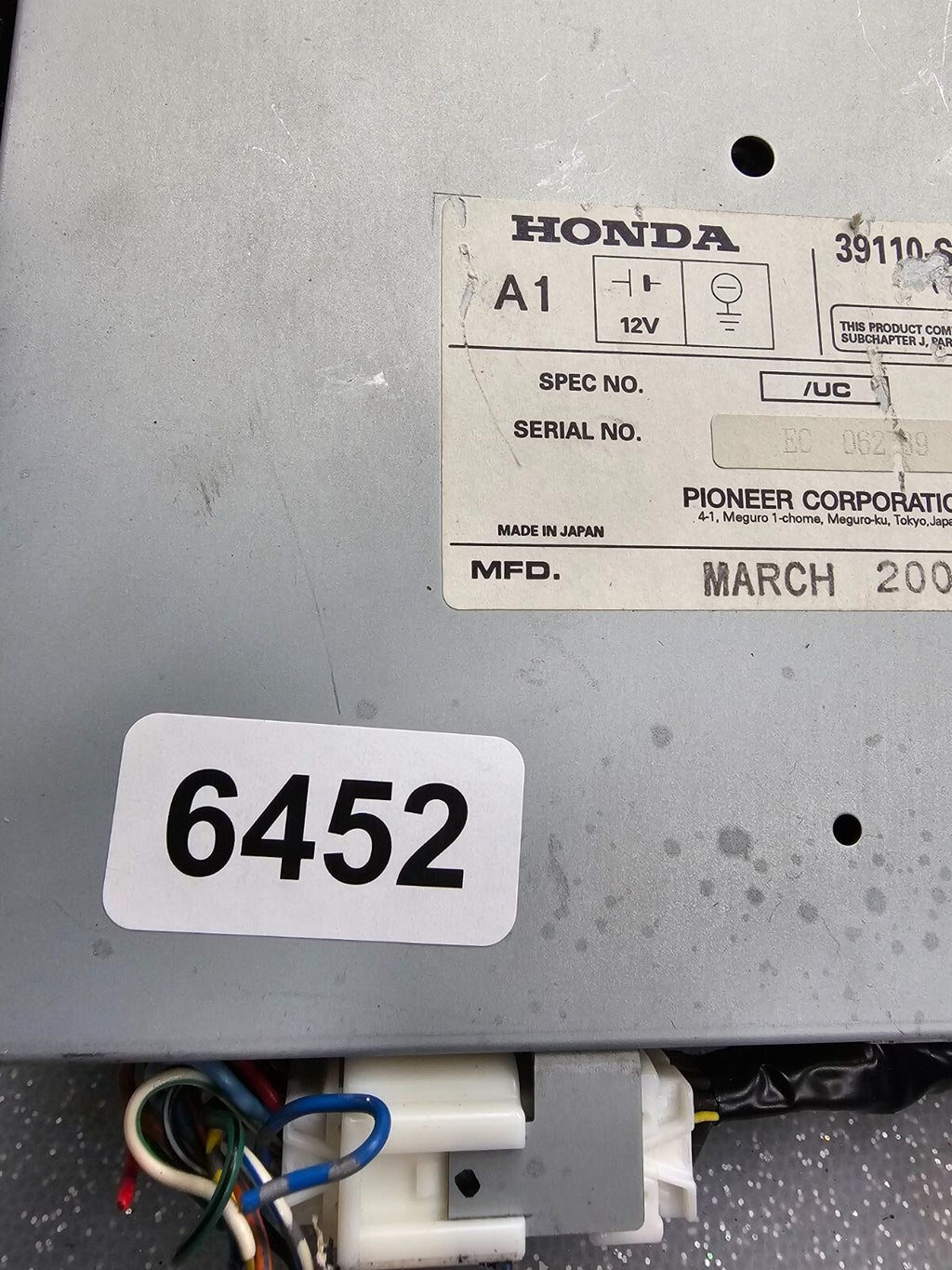 🔥2005 Honda Pilot Dash Front Center AM FM CD Radio Receiver Display Climate OEM