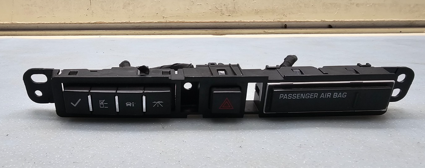 🔥09-12 Chevy Traverse Center Dash Panel Hazard Control Switch Unit Black SW55