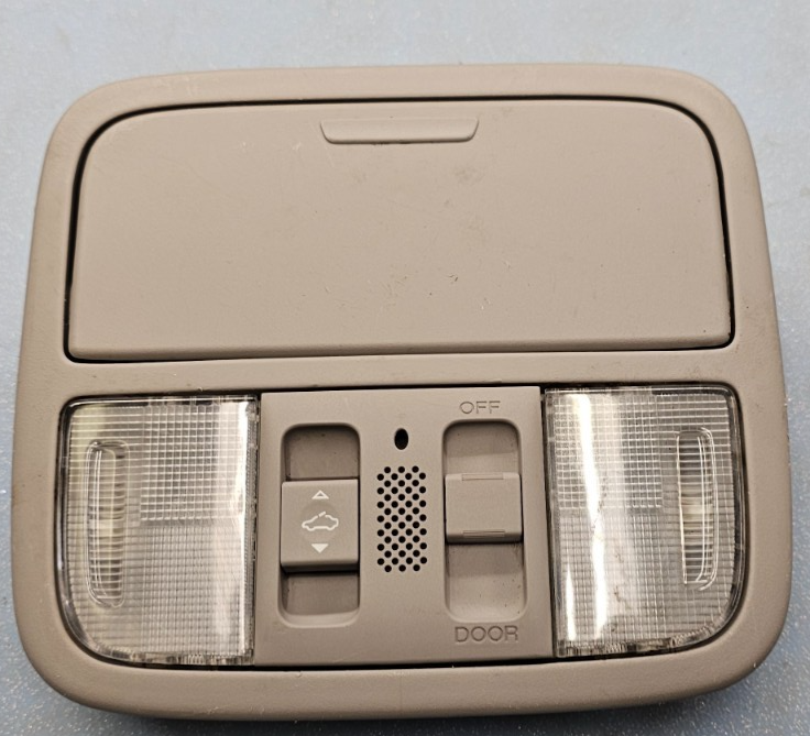 🔥08-17 Accord Odyssey Overhead Console Sunroof Dome Map Light Lamp Storage Tan