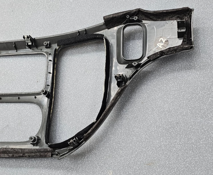 🔥05-10 Honda Odyssey Center Dash Radio Climate Control Bezel Trim Panel Silver