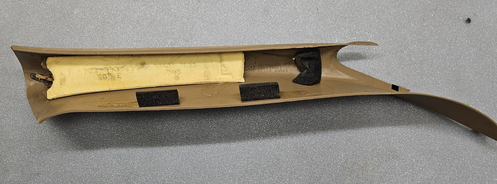 🔥99-06 SILVERADO SIERRA Roof Molding A PILLAR Trim LEFT Driver OAK DARK TAN P3