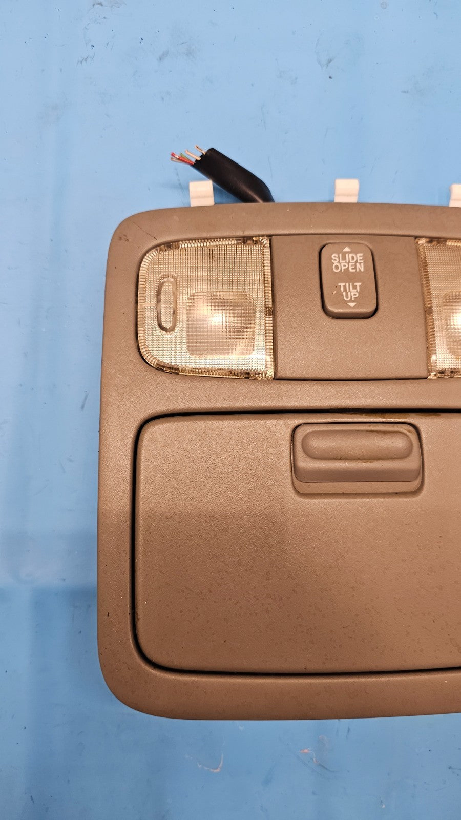 🔥02-06 Toyota CAMRY 4RUNNER Overhead Console DOME Light Lamp🔴Storage Gray 012
