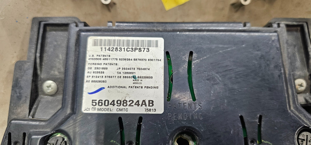 🔥02-05 Dodge RAM Overhead Console DOME Light Roof Storage Compartment Tan