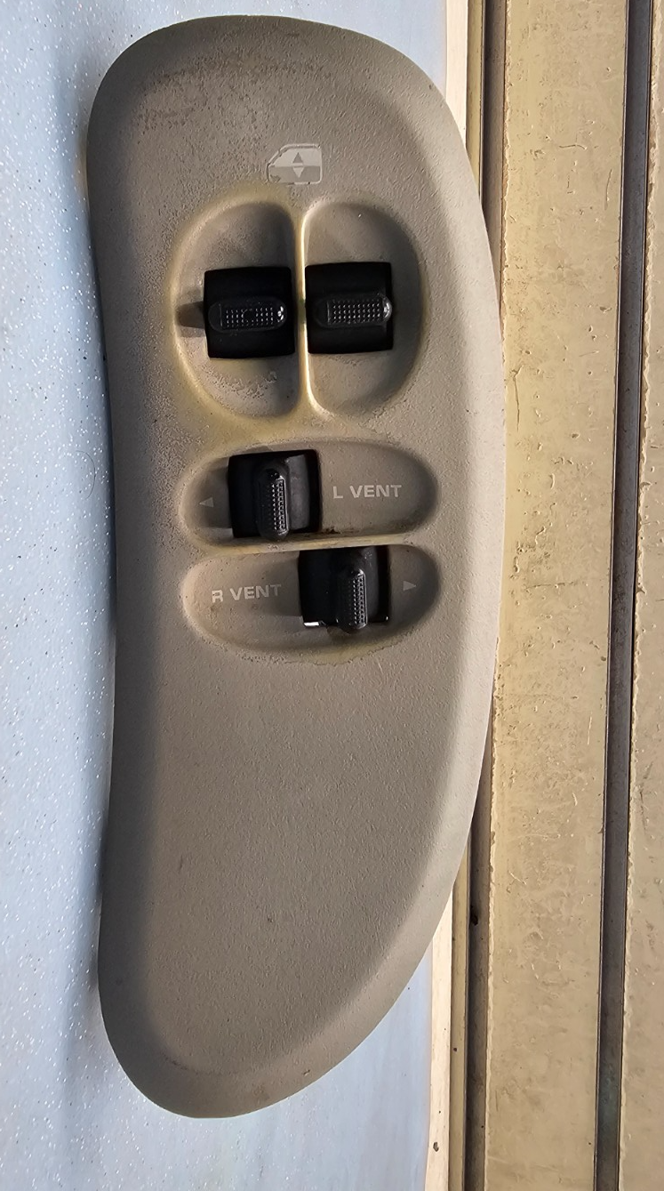 🔥01-07 Caravan Town Country Front Left Driver Window Door Lock Switch Tan