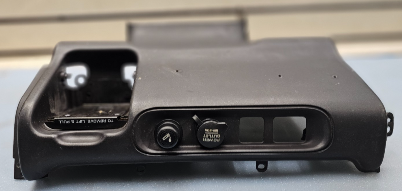 🔥98-00 Dakota Durango Lower Dash Bezel w/ Wiper & Defrost Switch OEM Black