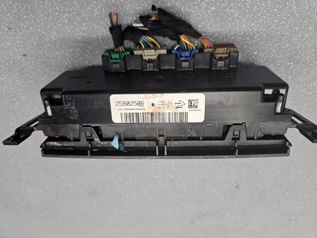 07-09 SILVERADO SIERRA DASH HEATER CLIMATE TEMPERATURE CONTROL UNIT CONDITIONER