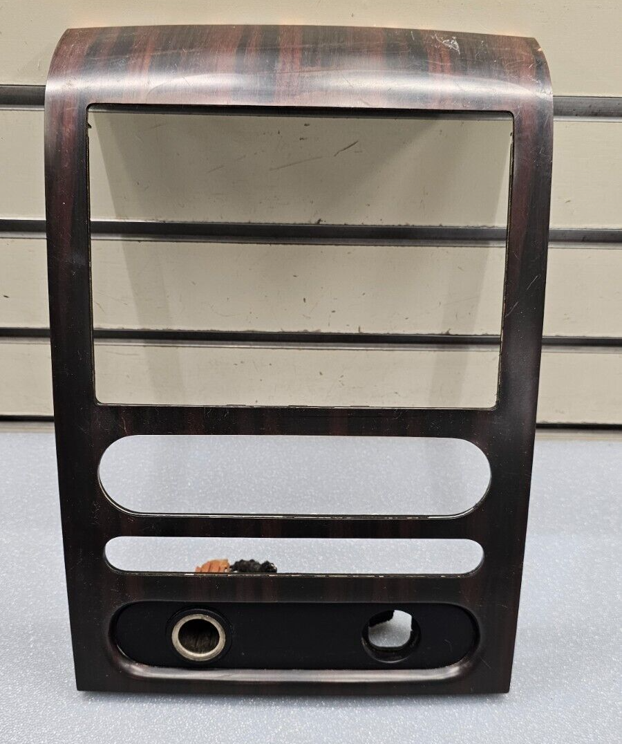 🔥04-08 Ford F150 Dash AM FM Radio Stereo Display Climate Bezel Trim Panel Wood