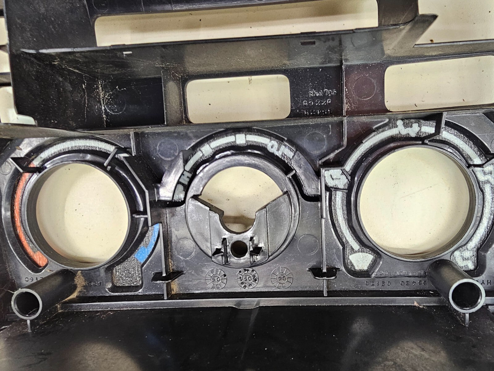 🔥03-08 TOYOTA COROLLA CENTER DASH CLIMATE CONTROL BEZEL TRIM PANEL BLACK OEM