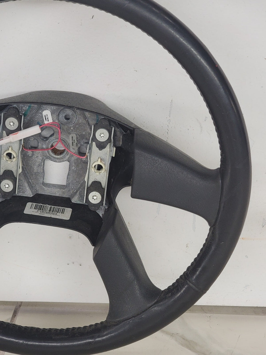 🔥03-06 SILVERADO SIERRA YUKON TAHOE SUBURBAN STEERING WHEEL LEATHER BLACK