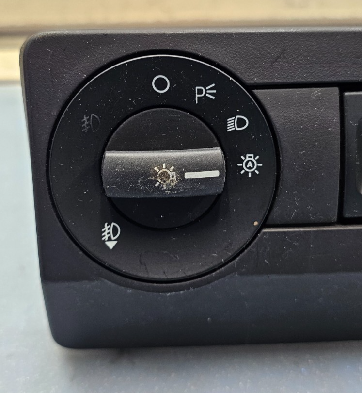 10-12 FORD FUSION MILAN HEADLIGHT LAMP DIMMER CONTROL TOGGLE SWITCH ASSEMBLY OEM