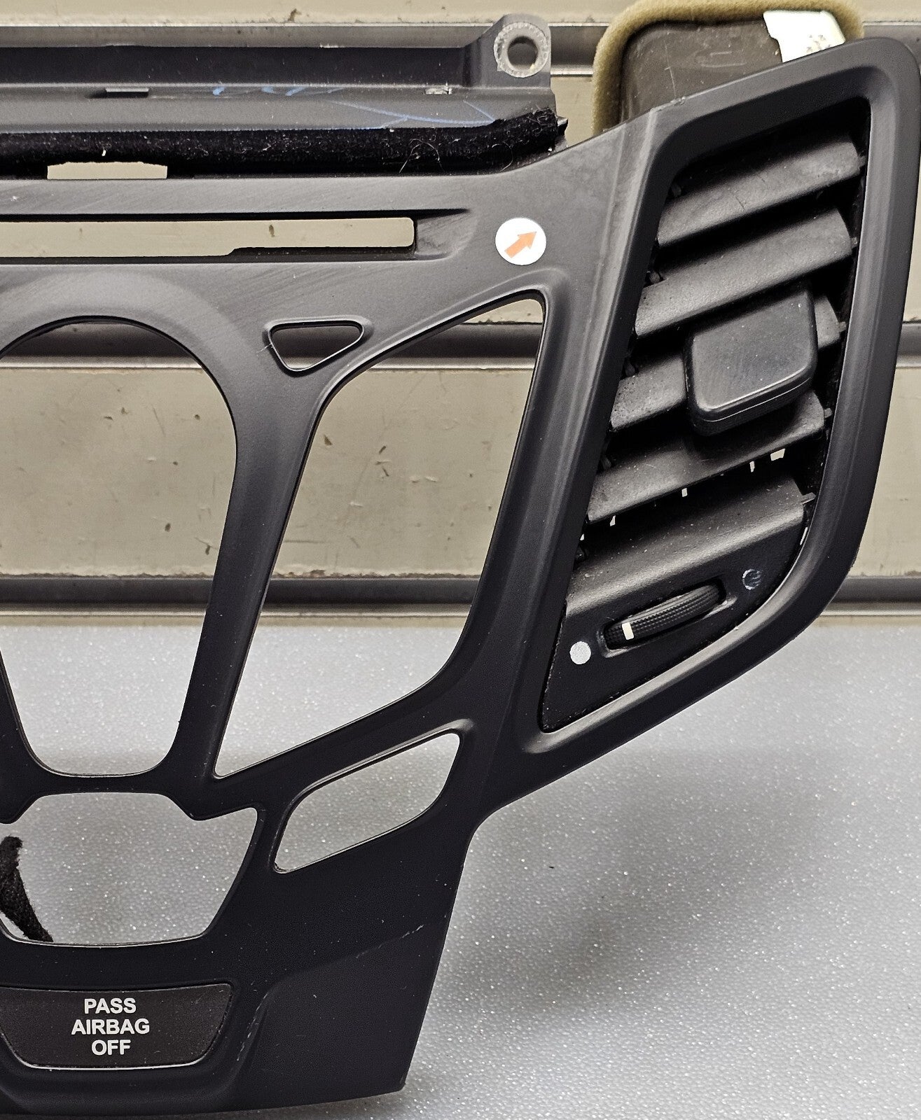 🔥2011-2013 FORD FIESTA MK6 Sport Radio Bezel Dashboard CD Player Panel BLACK