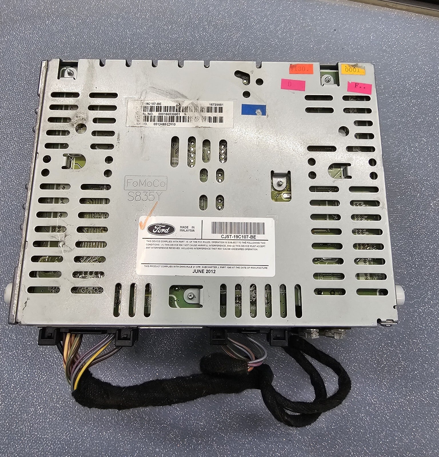 13-16 Ford Escape OEM Single CD AM FM MP3 Radio Block/FE