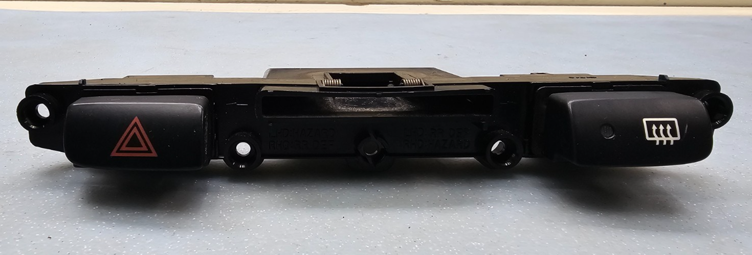 🔥2006-2011 Kia Rio Rio5 Center Dash Hazard Defrost Switches Black OEM
