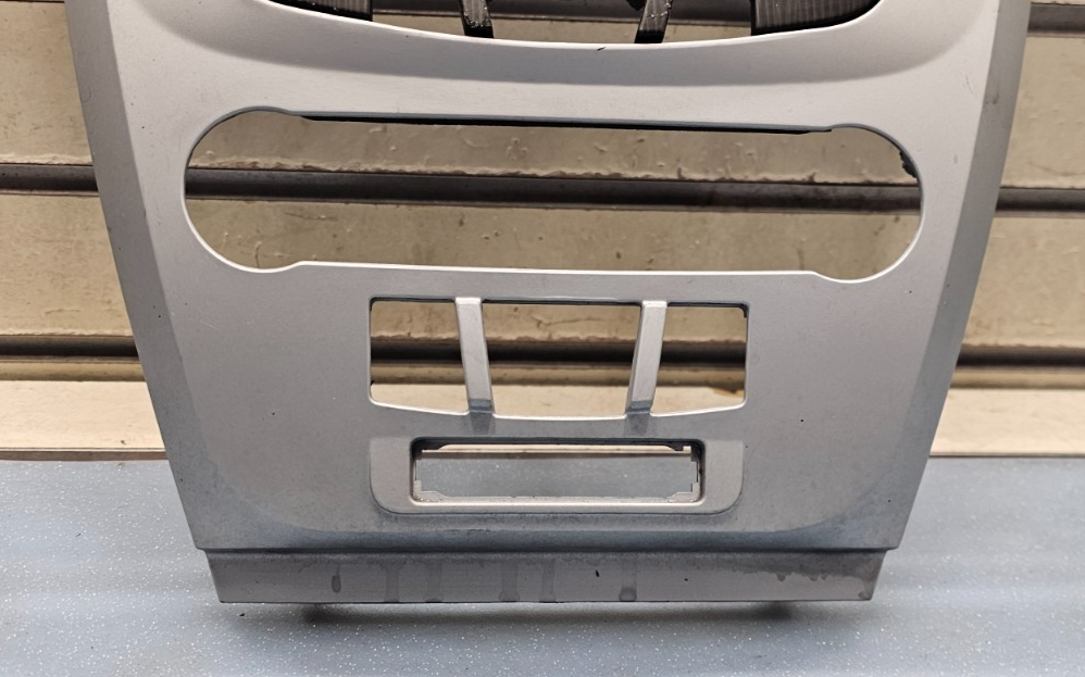 🔥 10-12 Ford Fusion Milan Climate Control Radio Display Bezel Panel Trim Silver