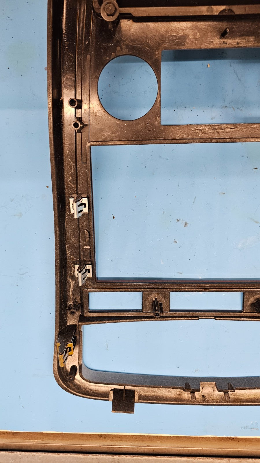 🔥07-09 Equinox Center Dash Radio Climate Surround Bezel Trim SILVER/WOOD B43
