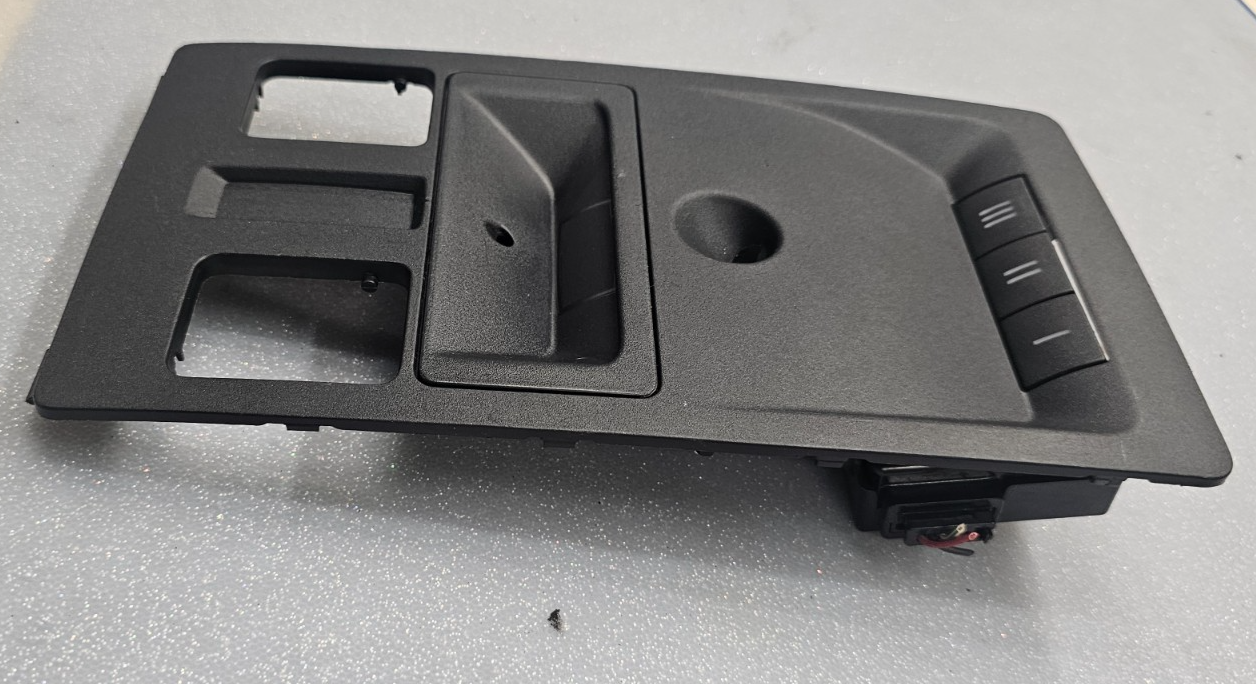 🔥09-20 Dodge Ram Sunroof Overhead Console Storage Dome Map Light Lamp Black