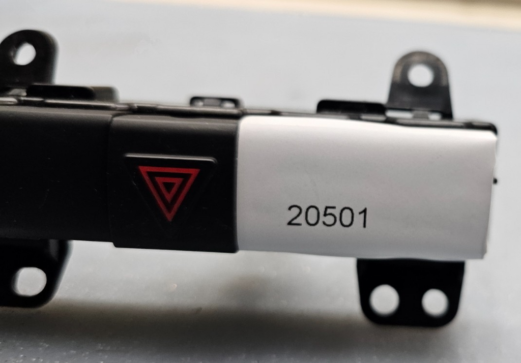 🔥07-09 Dodge Caliber Dodge Hazard Light Dash Flasher Switch Button Black