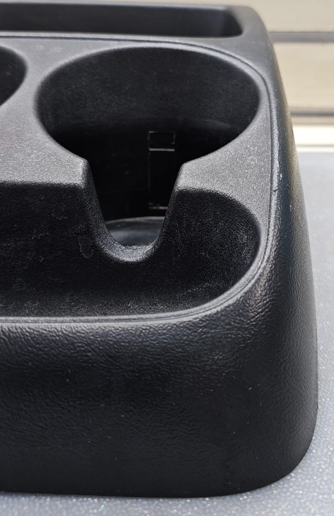 🔥98-04 Ford Ranger Floor Center Console Arm Rest Cup Drink Holder Storage Black