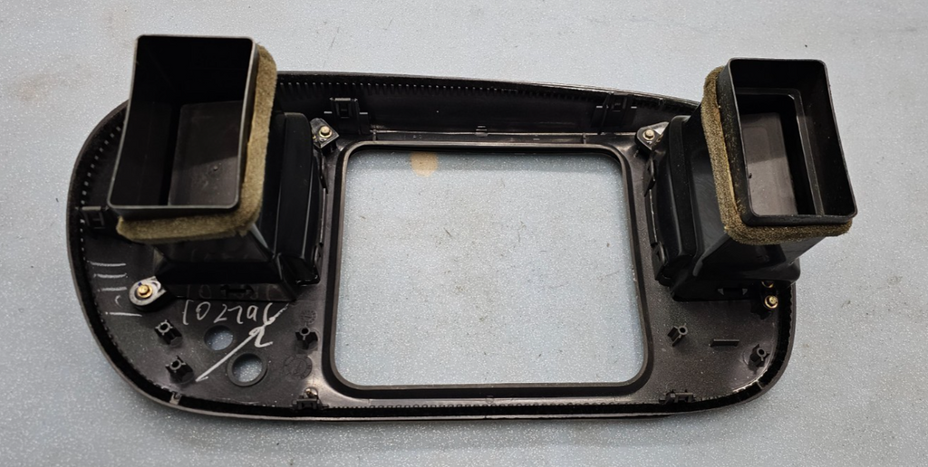 🔥97-03 Ford F150 Dash FM Radio Climate Trim Stereo BEZEL Panel Wood/Gray B1