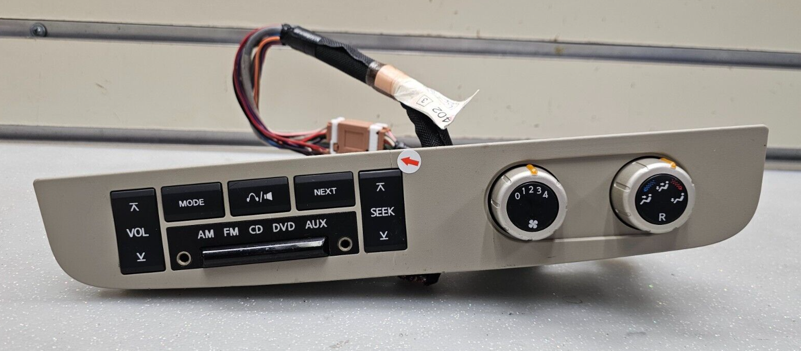 🔥2004 - 2007 INFINITI QX56 Rear Audio Radio Control Panel