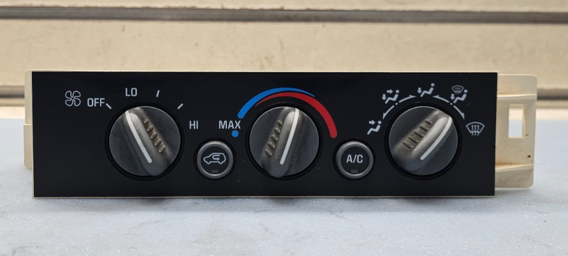 🔥96-00 Chevy C/K Yukon Dash A/C AC Heater Climate Temperature Control Black