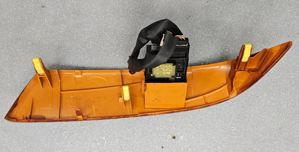 🔥04-10 Toyota Sienna Dash Hazard Defrost Light Door Switch Trim Bezel Wood