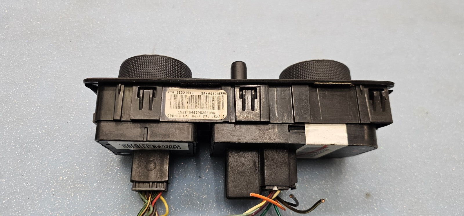 🔥07-13 Silverado Sierra Dash Head Light Lamp Headlight Control Switch Black