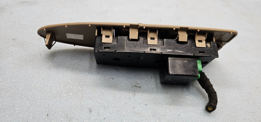 🔥00-02 Lincoln LS Front Left Driver Door LH Master Window Switch Bezel Tan OEM